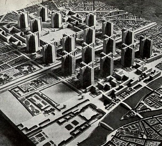Le Courbusier: modello di città per 3 milioni di abitanti