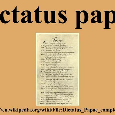 Timeline: Dictatus papae - conseguenze nella storia