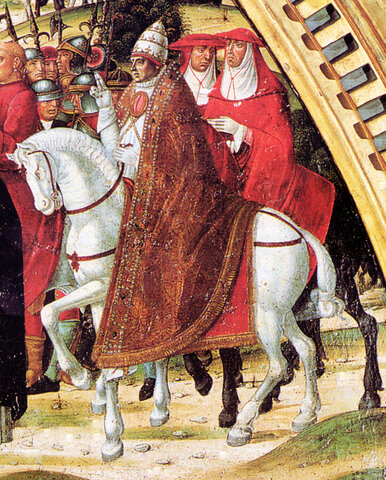 A pápa visszatérése Rómába