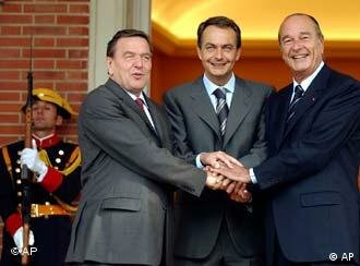 CUMBRE HISPANO-FRANCO-ALEMANA EN LA MONCLOA