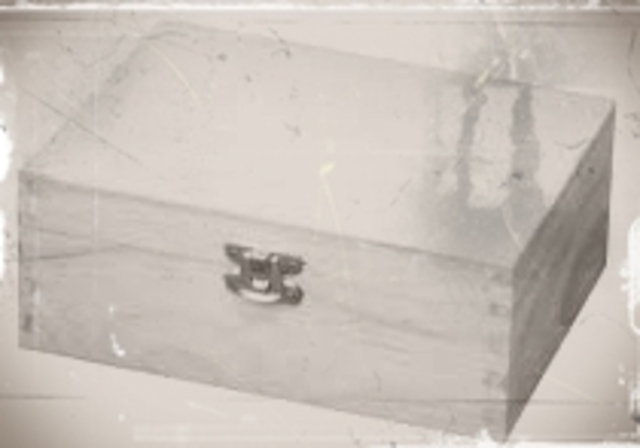 The arrival of the black wooden box.