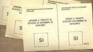 REFERÉNDUM ESTATUTO DE AUTONOMÍA DE CATALUÑA