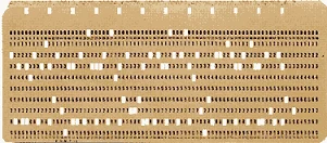 La tarjeta perforada