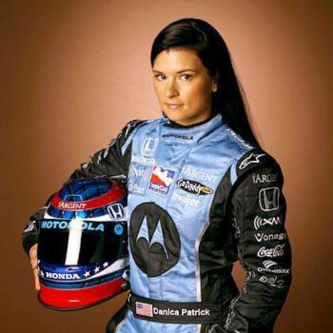 Danica Patrick Won the Indy Japan 300, becoming the 1st woman to win an Indy car race.