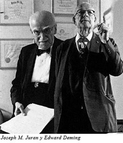 Joseph Juran y W. Edwards Deming