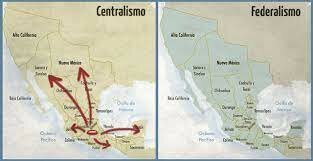 En Inglaterra se construye la primera locomotora  División entre centralistas y federalistas