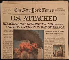 U.S. ATTACKED; HIJACKED JETS DESTROY TWIN TOWERS AND HIT PENTAGON IN DAY OF TERROR