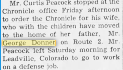 Curtis Peacock works in Leadville, CO