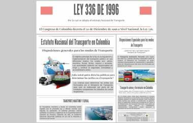 Ley 336 de 1996 (por la cual se adopta el Estatuto Nacional del Transporte)