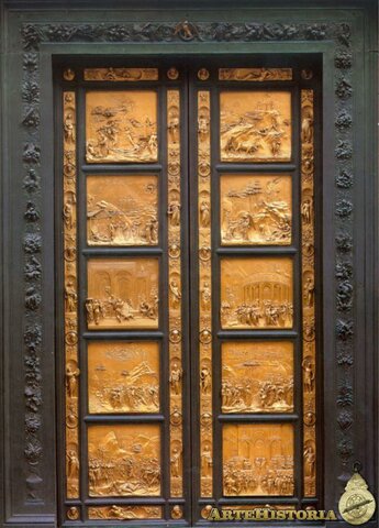 Las 3º puertas del baptisterio de Florencia
