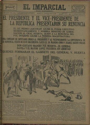 Victoriano Huerta renuncia a la presidencia