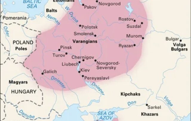 The first major East Slavic state, Kievan Rus