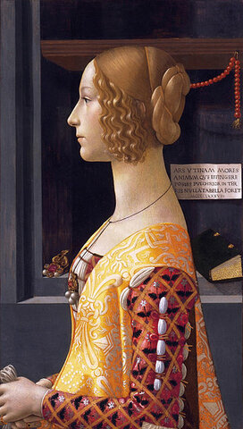 Portrait of Giovanna degli Albizzi Tornabuoni (1489)