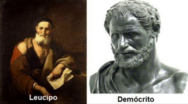 El átomo según Leucipo y Demócrito
