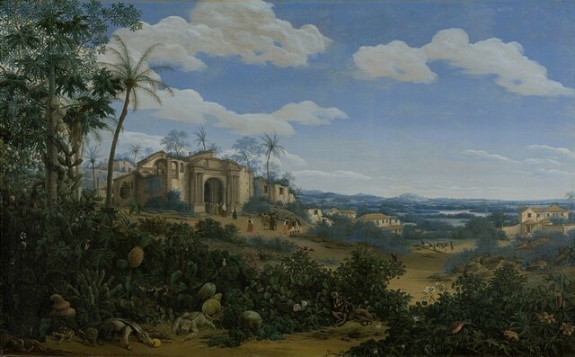 Frans Post, View of Olinda, Brazil, 1662, oil on canvas. Rijksmuseum, Amsterdam.