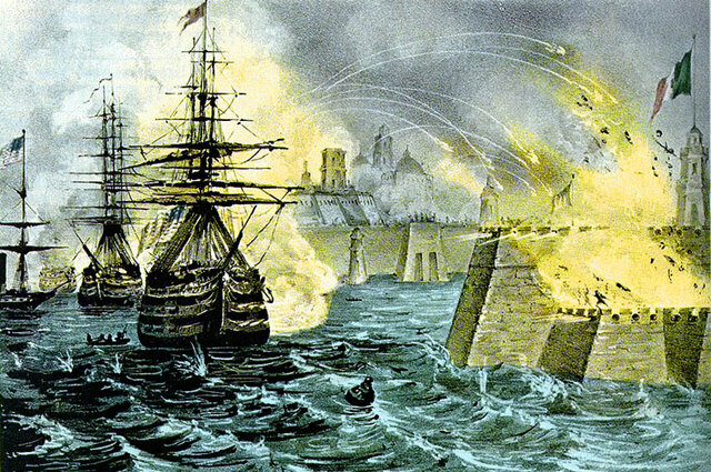 Ejército EE.UU. toma el puerto de Veracruz