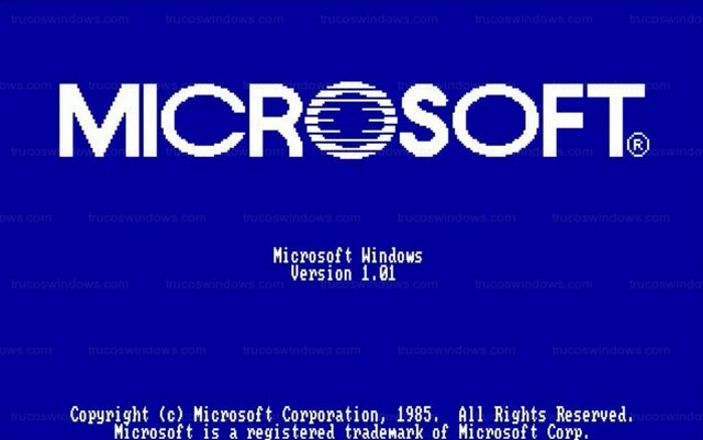 Windows 1.X (Versión 1.0)