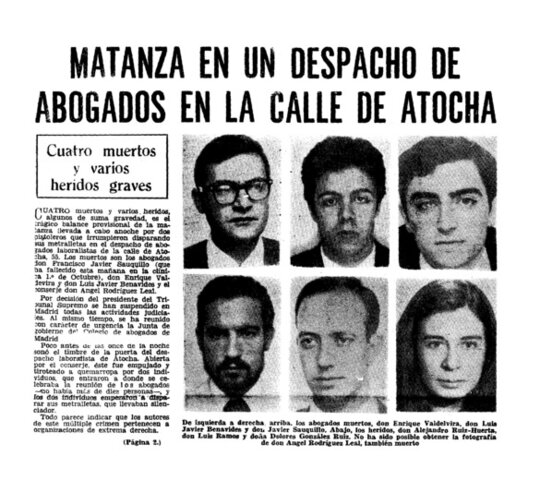 MATANZA DE ATOCHA