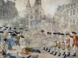 British soldiers fought with a mob of colonists