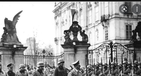 German annexation of Austria and Sudetenland invasion of Czechoslovakia