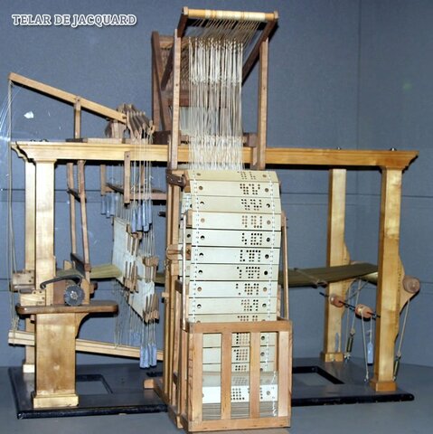 Año 1801 Telar de Jacquard
