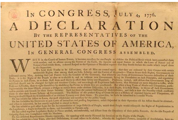 Declaration of independence