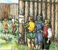 The lost colony, Roanoke, is founded