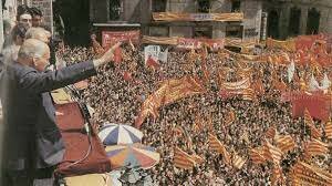 Regreso de Josep Tarradellas.