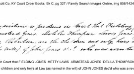 Timeline: John Jones c 1763-1814