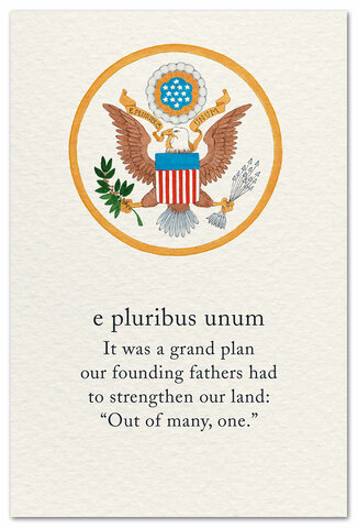 “E Pluribus Unum” Democratic Ideals
