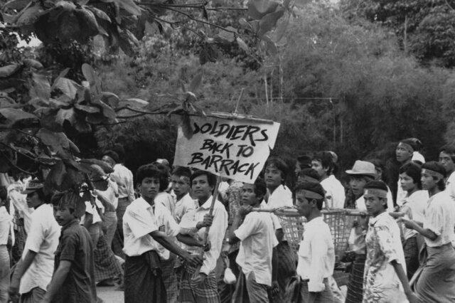 Burma -- 8888 Pro-Democracy Protest