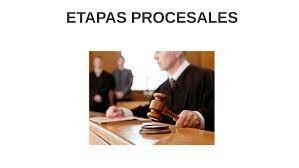 Etapas procesales