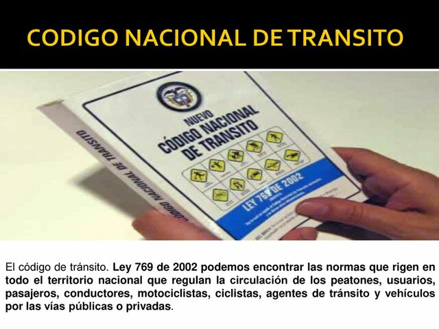 LEY 769 2002