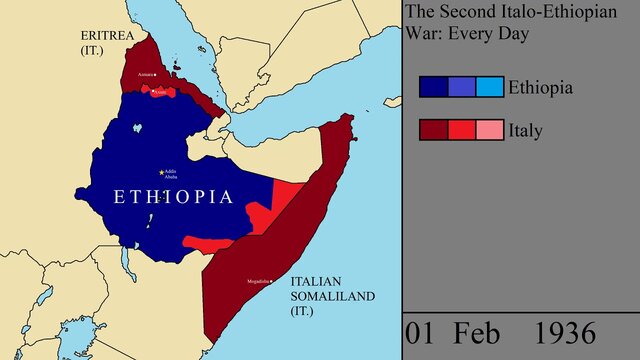 Mussolini Invades Ethiopia