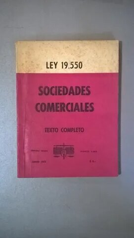 Nueva reforma: Ley 19550