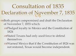 Consultation of 1835