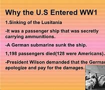 Reasons for US entry into WW1