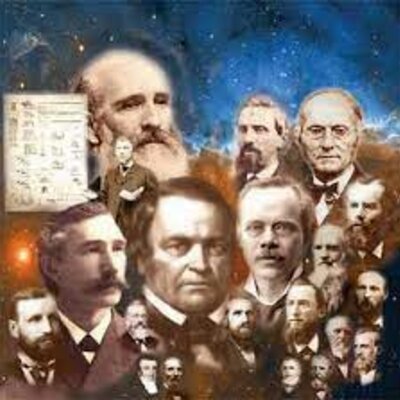 Timeline: : Fechas de publicación de libros, nacimiento y muerte de los pioneros