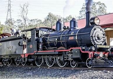 First steam trains in Queensland