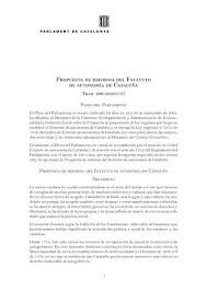 Aprobación de la nueva propuesta de Estatuto para el autogobierno