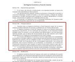 Aprobación del régimen Económico y Fiscal