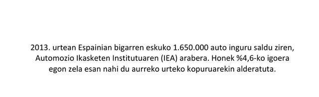 2013ko bigarren eskuko autoen salmenta