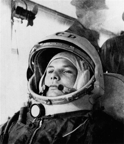 The first man in space (URSS)