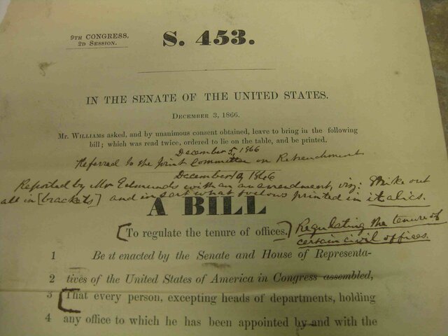 Tenure of Office Act