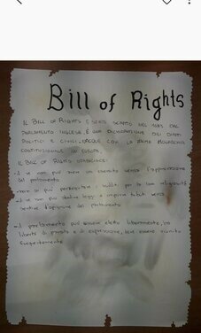 LA CARTA DEI DIRITTI (THE BILL OF RIGHTS)