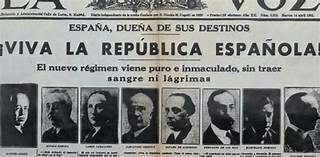 Proclamació de la  II república española