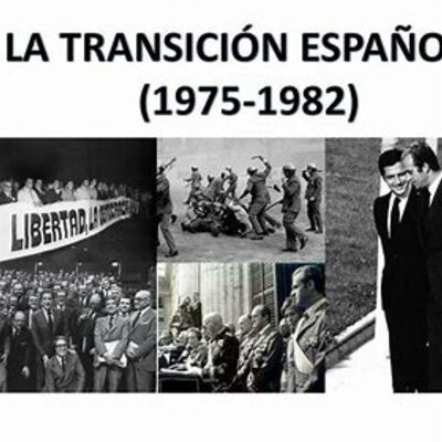 Timeline: EJE CRONOLÓGICO UNIDAD 12.1: El proceso de transición a la democracia y la Constitución de 1978.