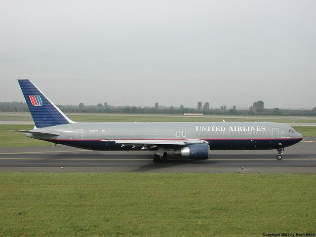 The 767 makes its maiden flight