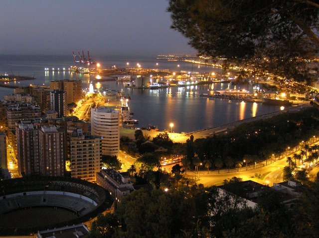 Llegada a Málaga