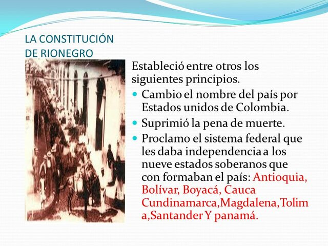 Constitucion de Rionegro